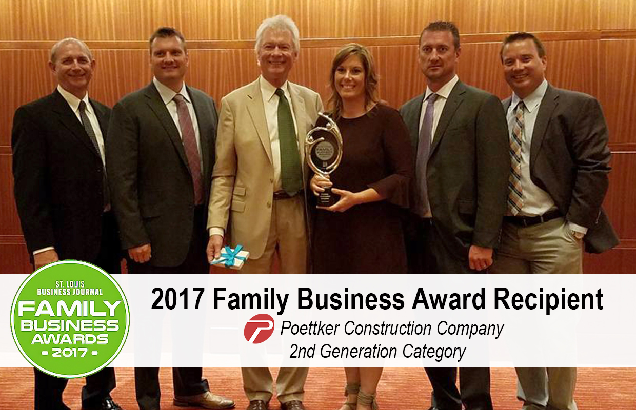 2017 Family Business Award Recipient | Poettker Construction