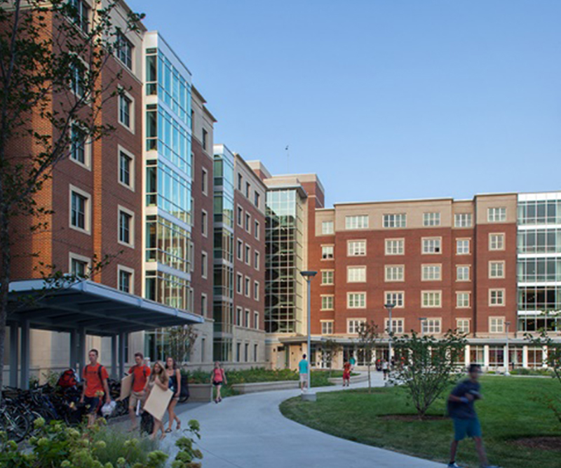 UIUC Ikenberry Commons, Bousfield Hall | Poettker Construction