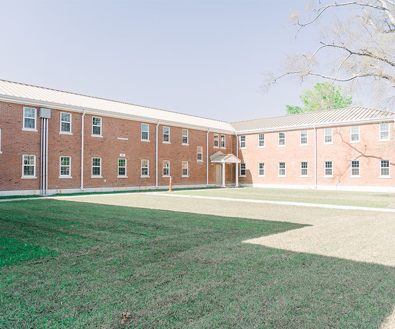 Exterior of Camp Lejeune H-Style Building