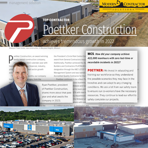 2022 Modern Contractor Solutions Feature | Poettker Construction