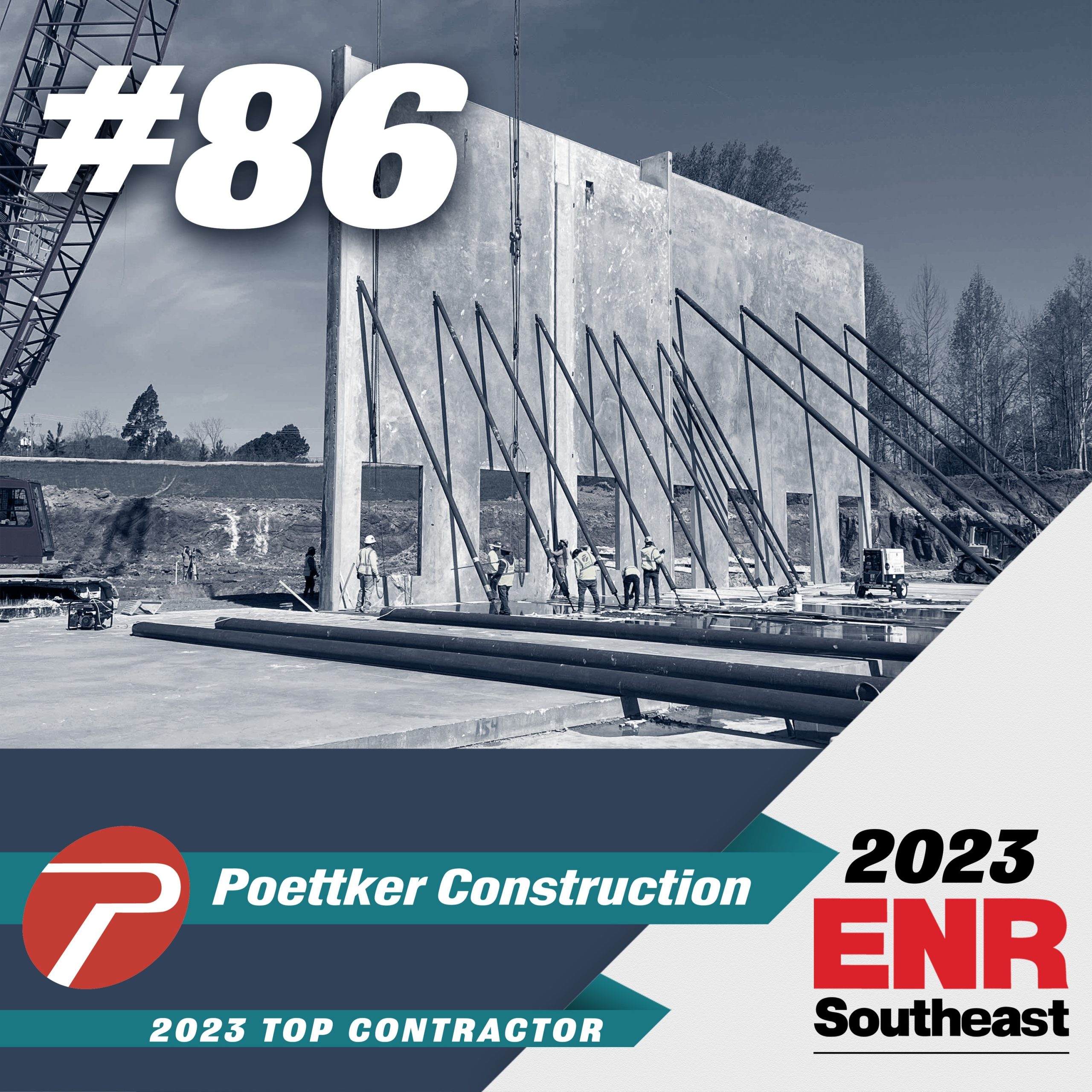 2023 ENR Southeast Top Contractors | Poettker Construction