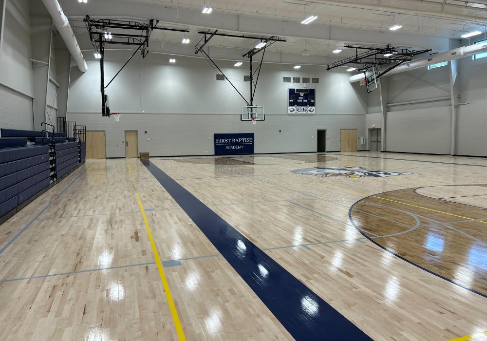First Baptist_Website Body_1000x700 gymnasium interior with basketball hoops