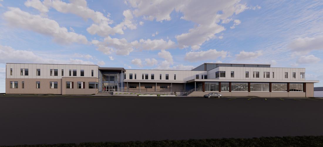 Columbia High School rendering | Poettker Construction