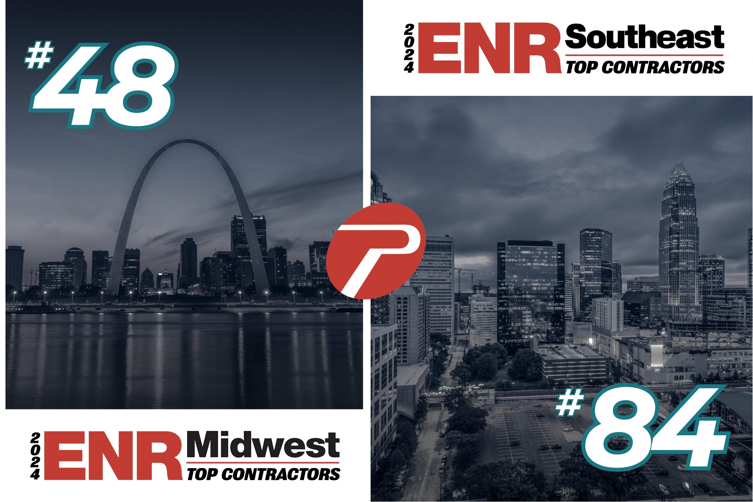 ENR Midwest Magazine logo and ENR Southeast Magazine logo