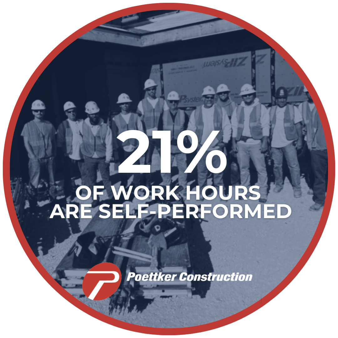 A group of construction workers wearing hardhats