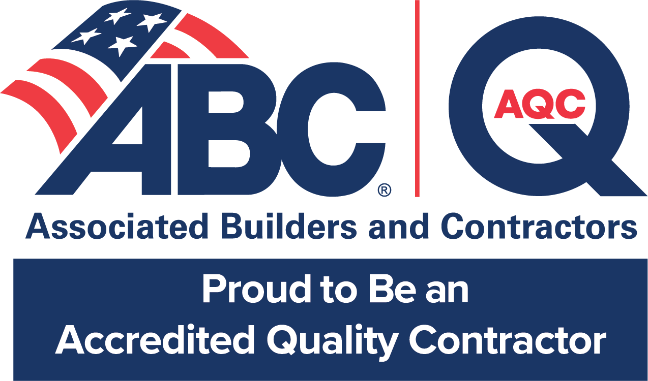 ABC_AQC Logo with the letters ABC and the American flag