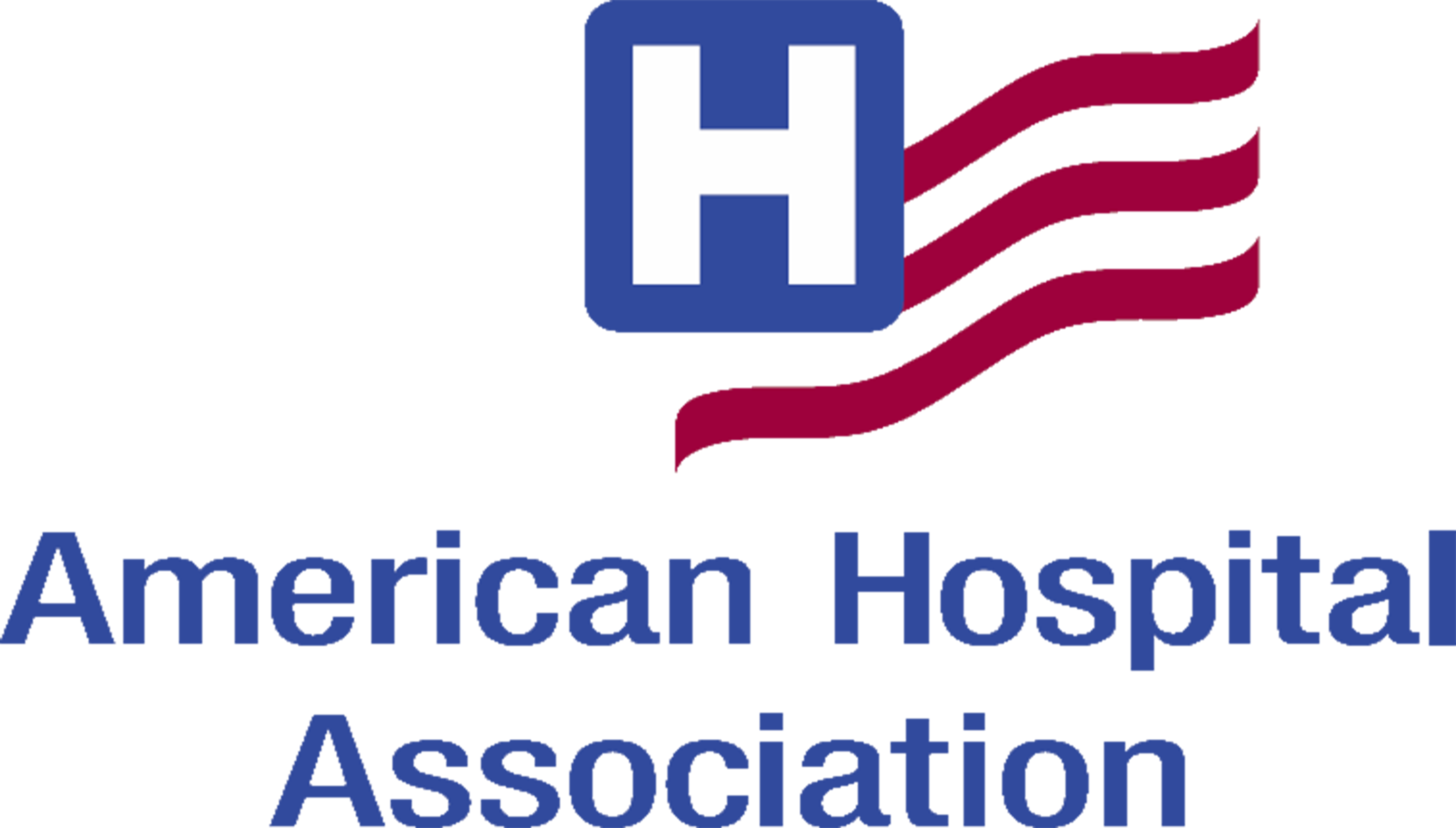 A white H in a blue square with red stripes flying behind