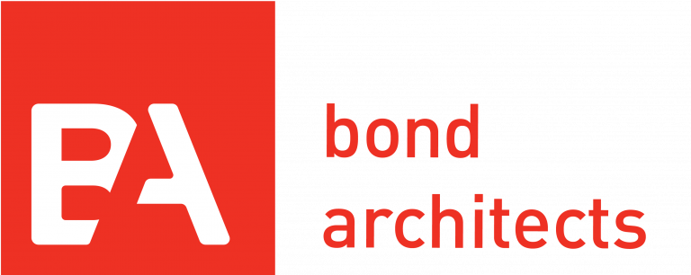 bondarchitects_sqaure_justified_red-768×306 Red square with a white B and a white A