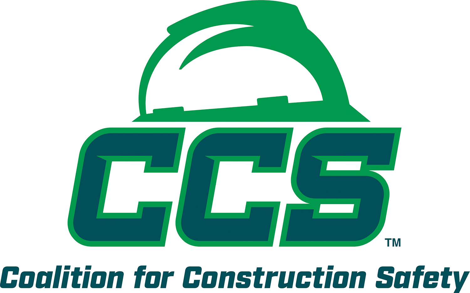Acronym CCS with a green construction hat on top