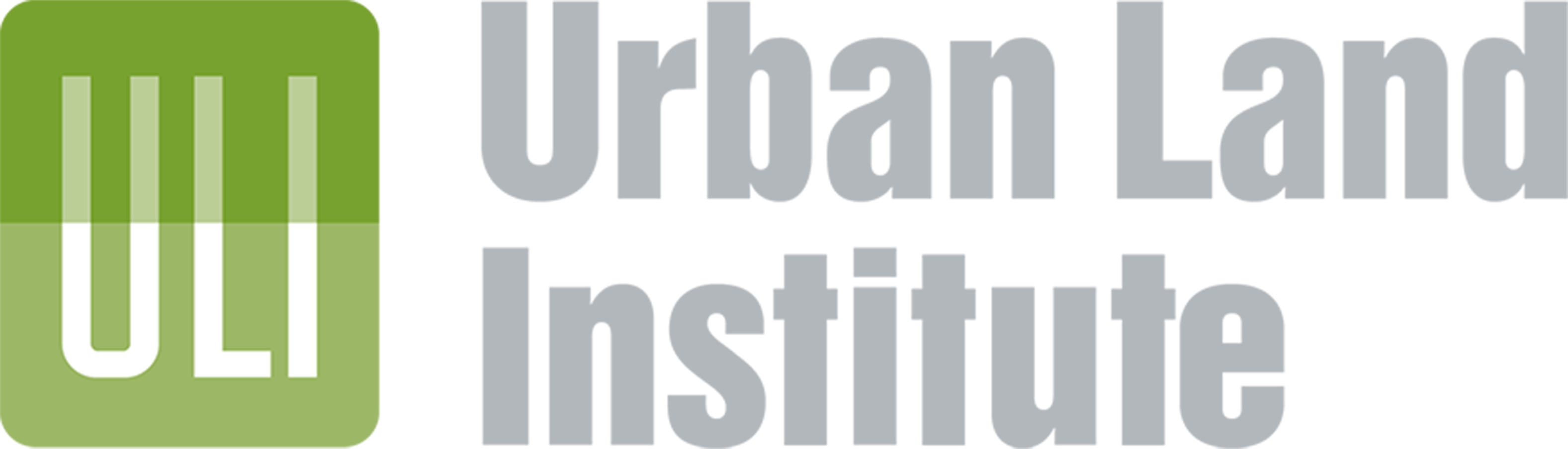 Green square with rounded corners and the letters ULI