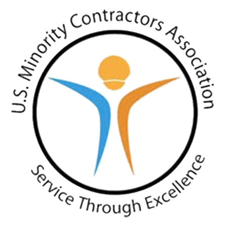 Logo of an abstract blue and orange person