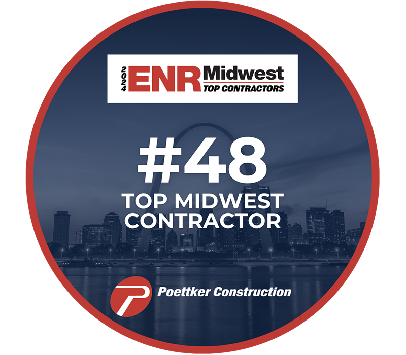 An award emblem with the Engineering News-Record Midwest logo