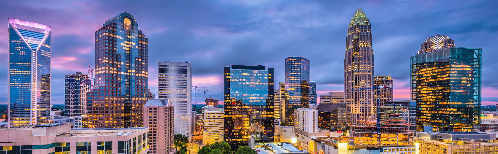 Charlotte, NC city skyline