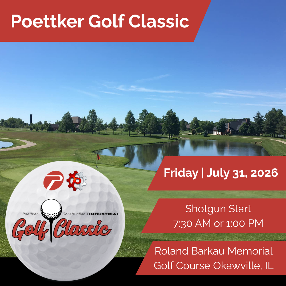 Poettker Golf Classic-Community Page A golf course with text about the 2026 Poettker Golf Classic